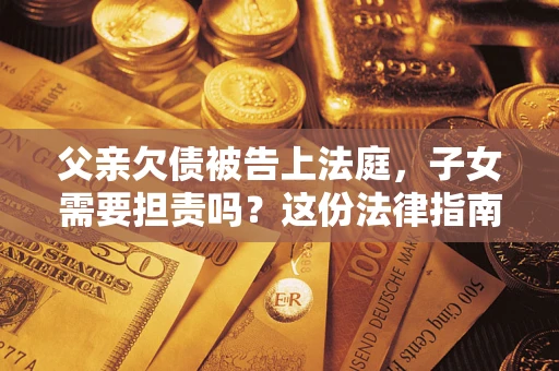 北京父亲欠债被告上法庭，子女需要担责吗？这份法律指南必须看完