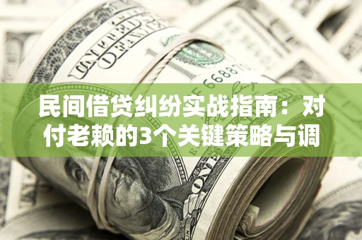 北京民间借贷纠纷实战指南：对付老赖的3个关键策略与调解盲区解析