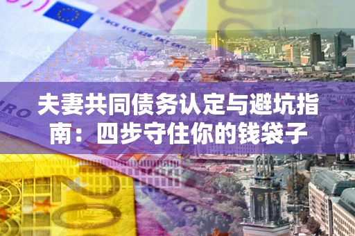 北京夫妻共同债务认定与避坑指南：四步守住你的钱袋子