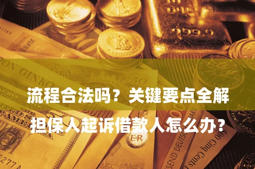 北京

担保人起诉借款人怎么办？流程合法吗？关键要点全解析